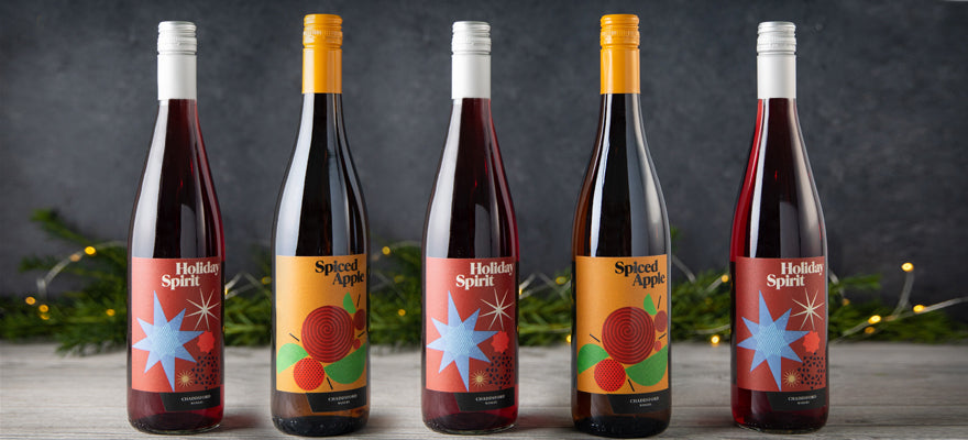 A Fresh New Look for Chaddsford's Spiced Apple + Holiday Spirit Wines