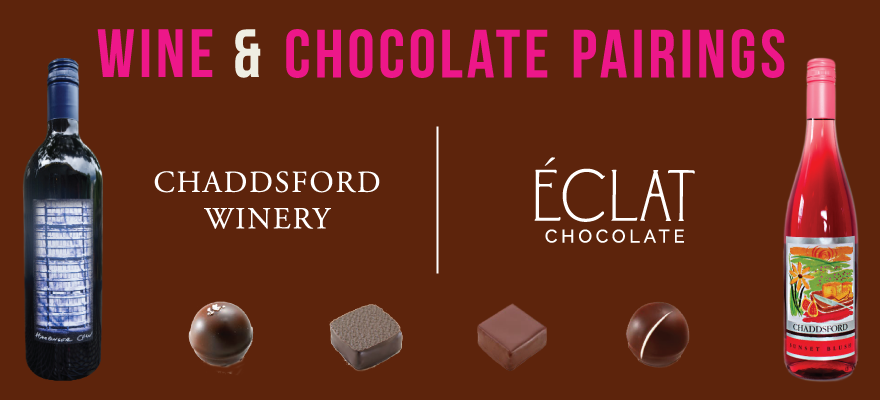 Chaddsford Partners with Éclat Chocolate for Month-Long Pairing Program