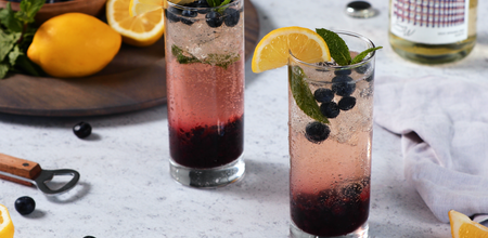 Get the Recipe: Sparkling Blueberry Lemonade